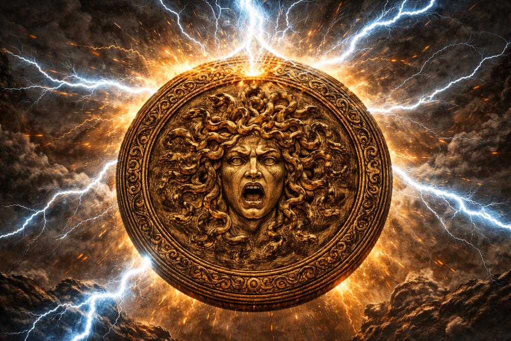 雷霆(ケラウノス)の一撃をも防ぐアイギス