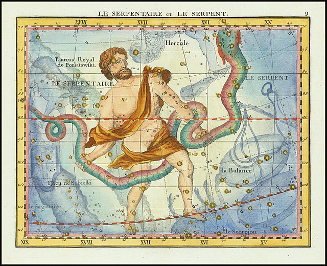 La Serpentaire et Le Serpente (Ophiucus & Serpens).（1776年）