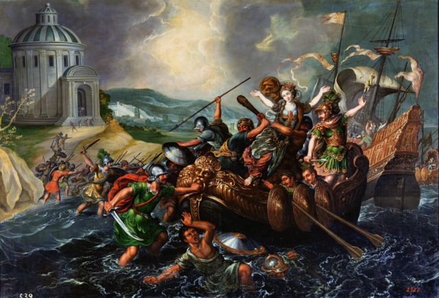 「ヘレナの略奪」
Juan de la Corte(17世紀前半)