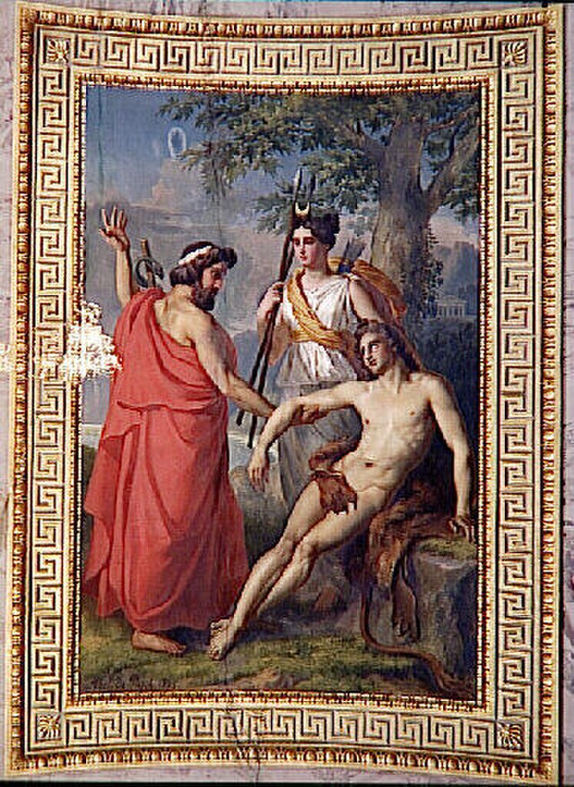 Esculape rend la vie à Hippolyte.