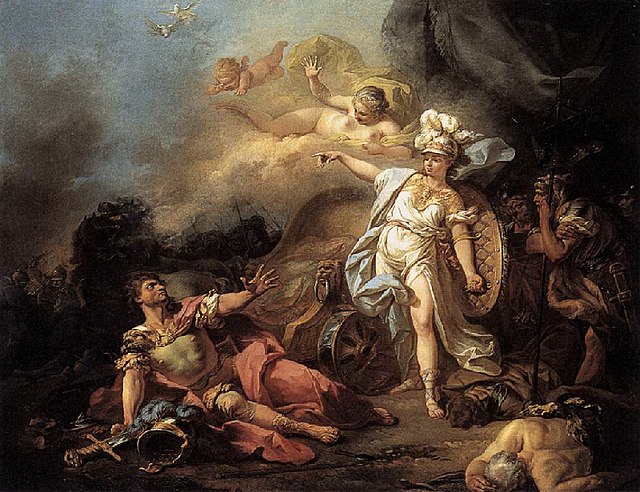 The Combat of Ares and Athena(1771年)