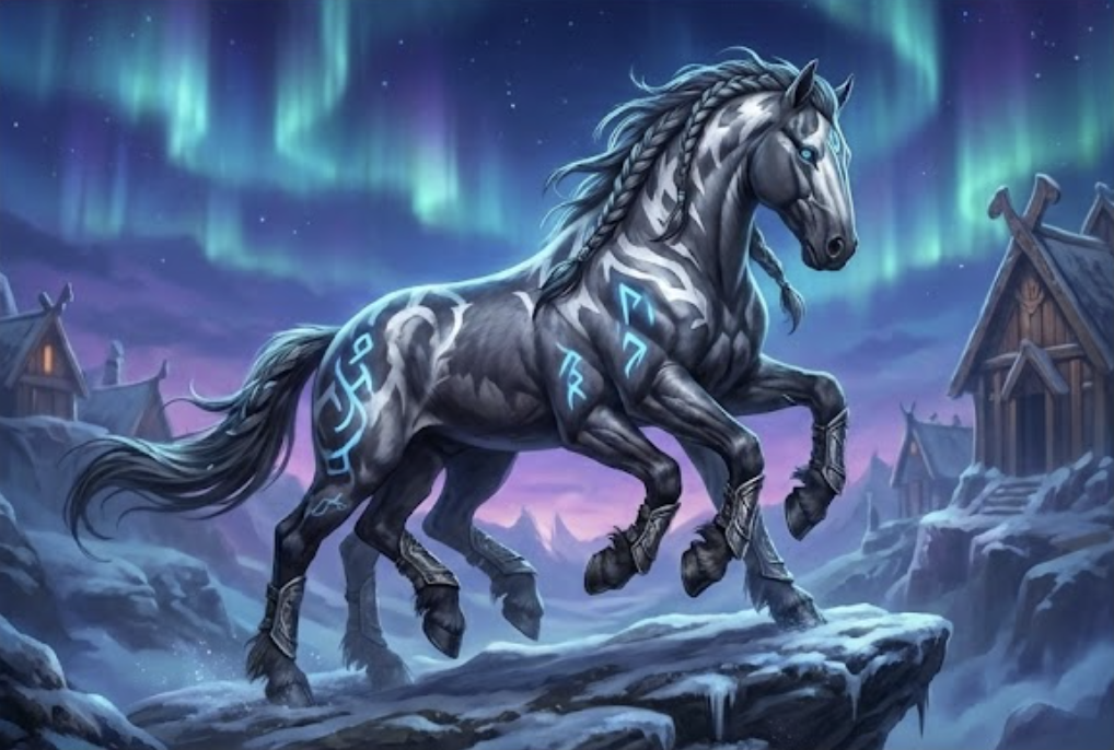 ゲームに出るスレイプニルのイメージ