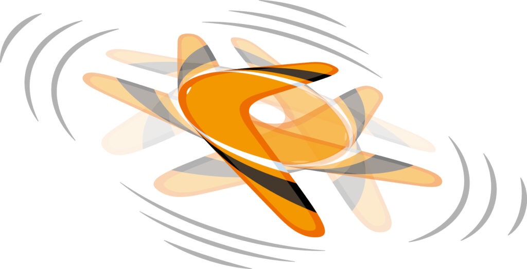 「手元に戻る武器」イメージ