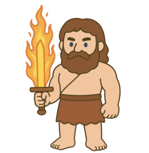 炎の剣を持ったスルト