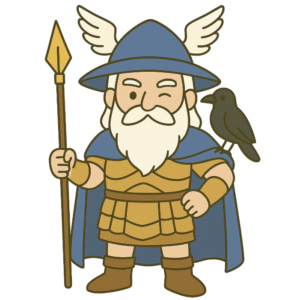 オーディンとグングニル