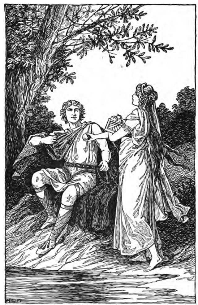 Iduna Giving Loki the Apple by H. L. M.（1901年）