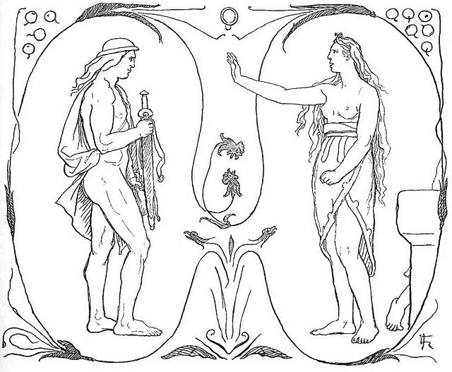 Skírnir and Gerðr(1895年)