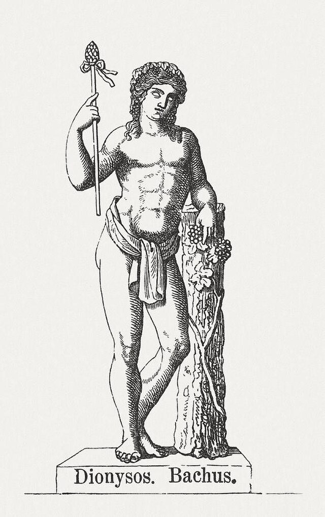Dionysus (Bachus) - Greek god of the grape harvest.（1878年）