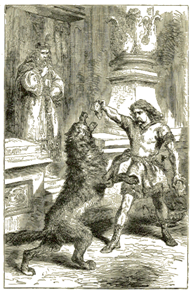 Tyr feeds Fenrir.(1891年)