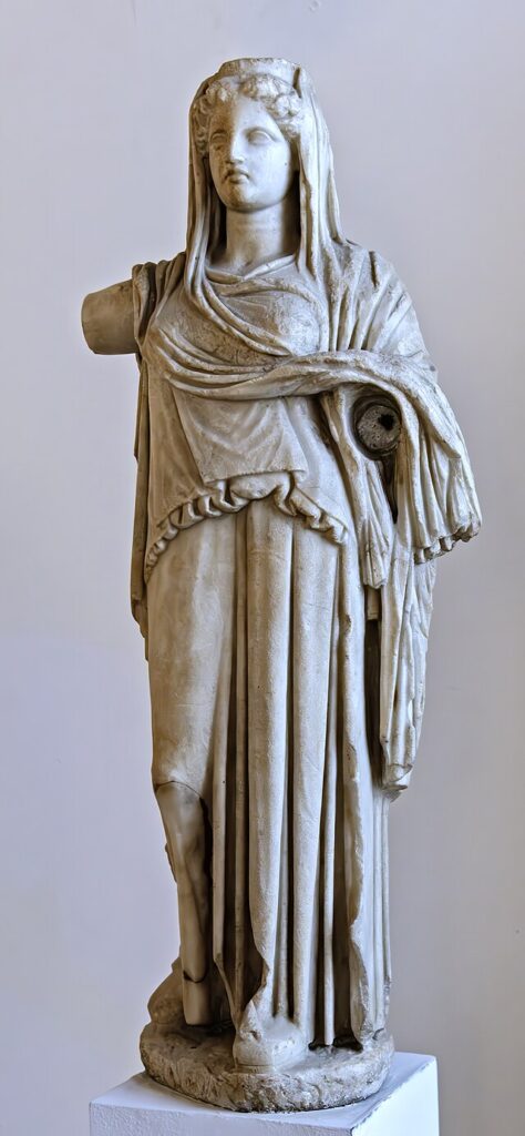 (Venice) Demeter by Kephisodotos in the Museo archeologico nazionale.