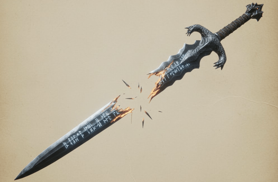 「折れた剣の再鍛造」のモチーフ