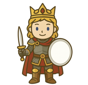 カルンウェナンを持ったアーサー王