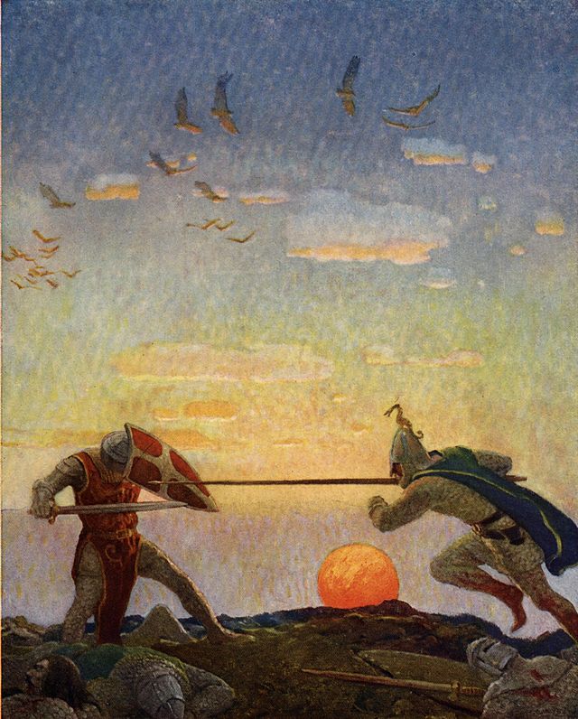 Boys King Arthur - N. C. Wyeth - p306.(1922年)