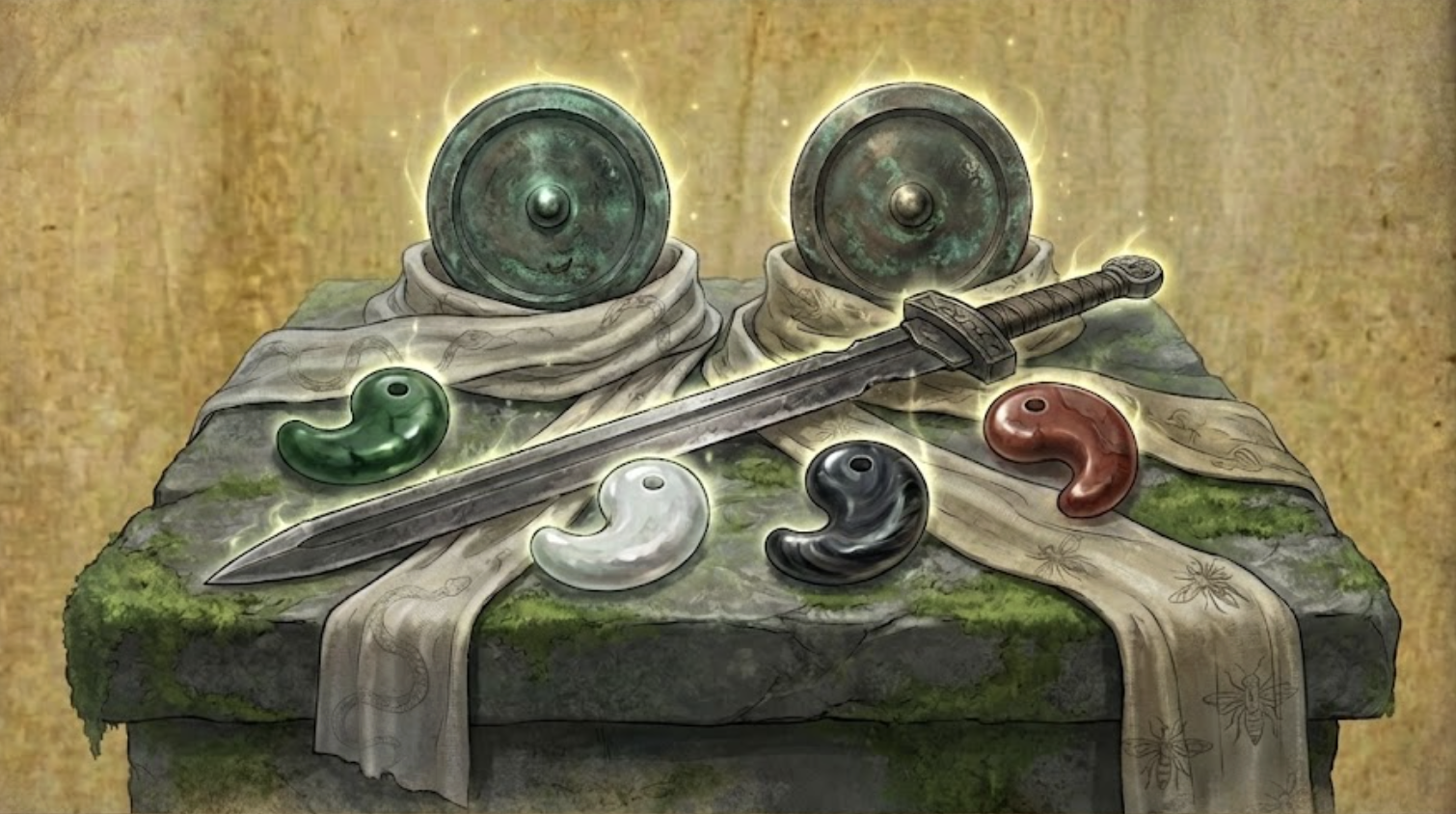 十種神宝（とくさのかんだから）イメージ