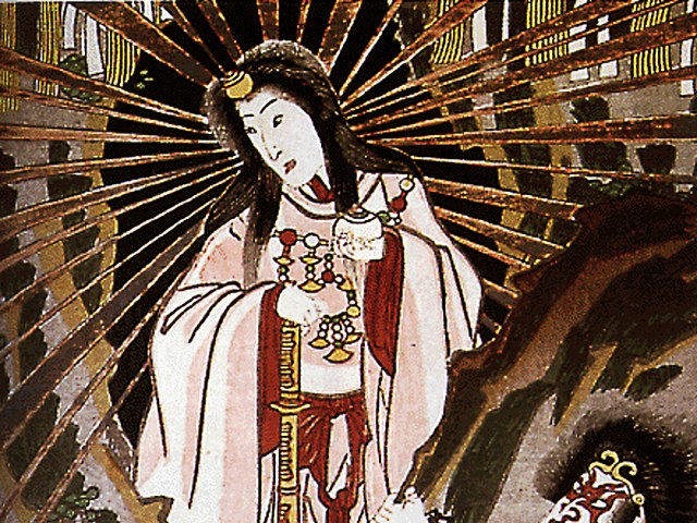 Amaterasu cave wide.（1856年）