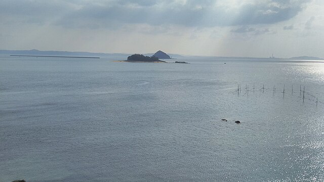 Kanju and Manju islands from Toyokoto shrine in Chofu.（2021年）