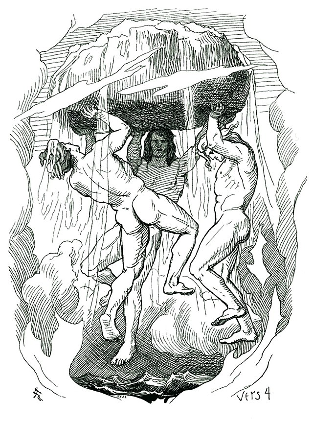 Odin and his brothers create the world.