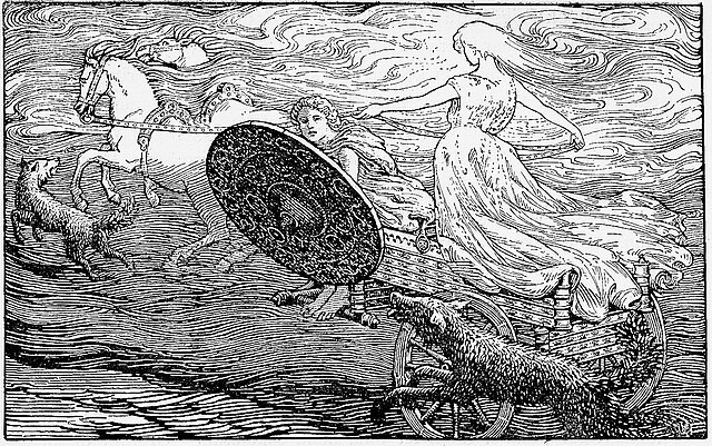 The Chariot of the Sun by Collingwood.(1908年)