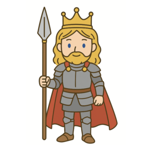 ロンゴミニアドを持ったアーサー王