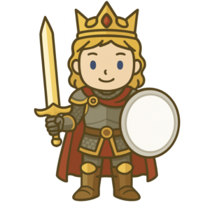 プリドゥエンを持ったアーサー