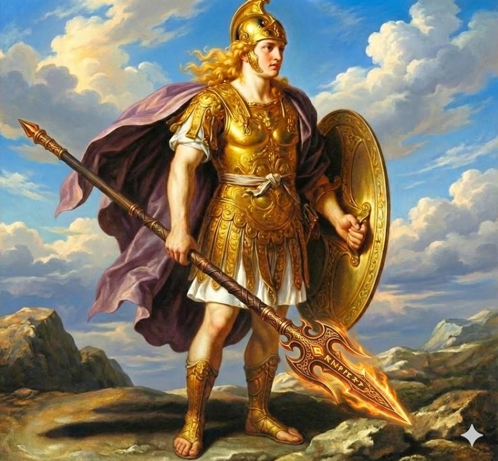 ブリューナクを持ったルーのイメージ