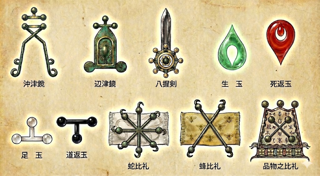 十種神宝の内訳