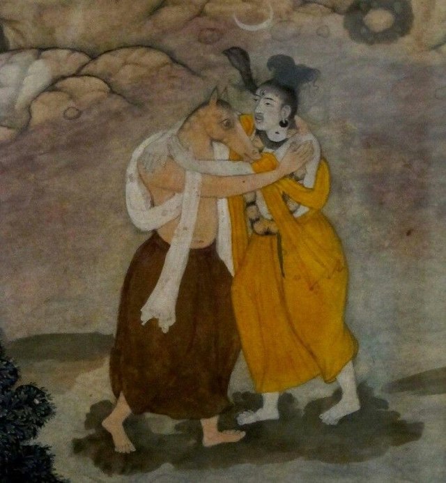 Shiva receving hayagriva.（1598年）