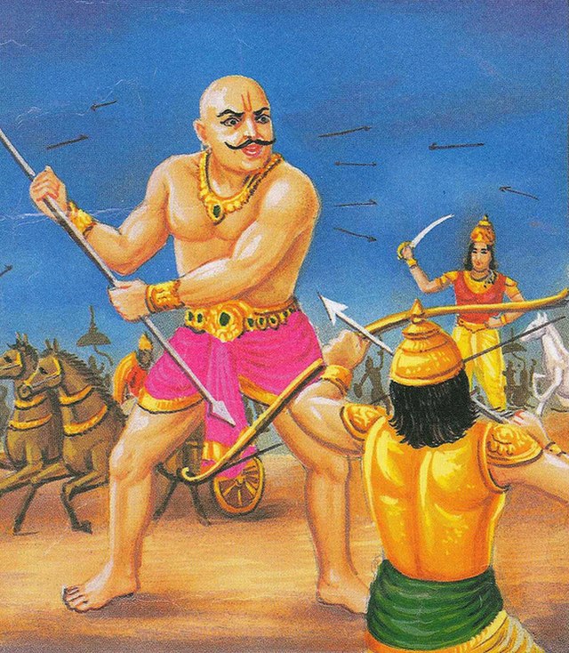Karna Try To Kill Ghatotkacha.jpg by william jon / CC BY 2.0