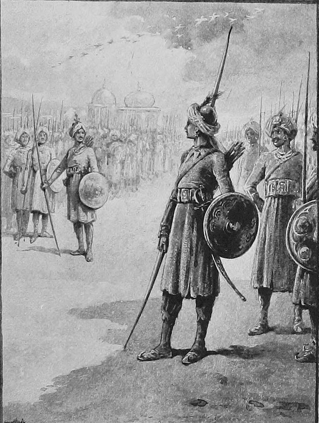 Karna and Arjuna.(1899年)