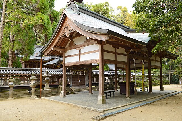 Migukurumitama-jinja, honden and kami-haiden.（2019年）