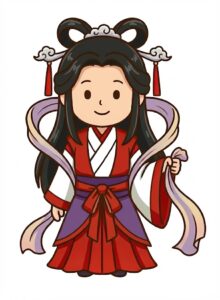 天の比礼(蛇の比礼・蜂の比礼)を持つスセリビメ