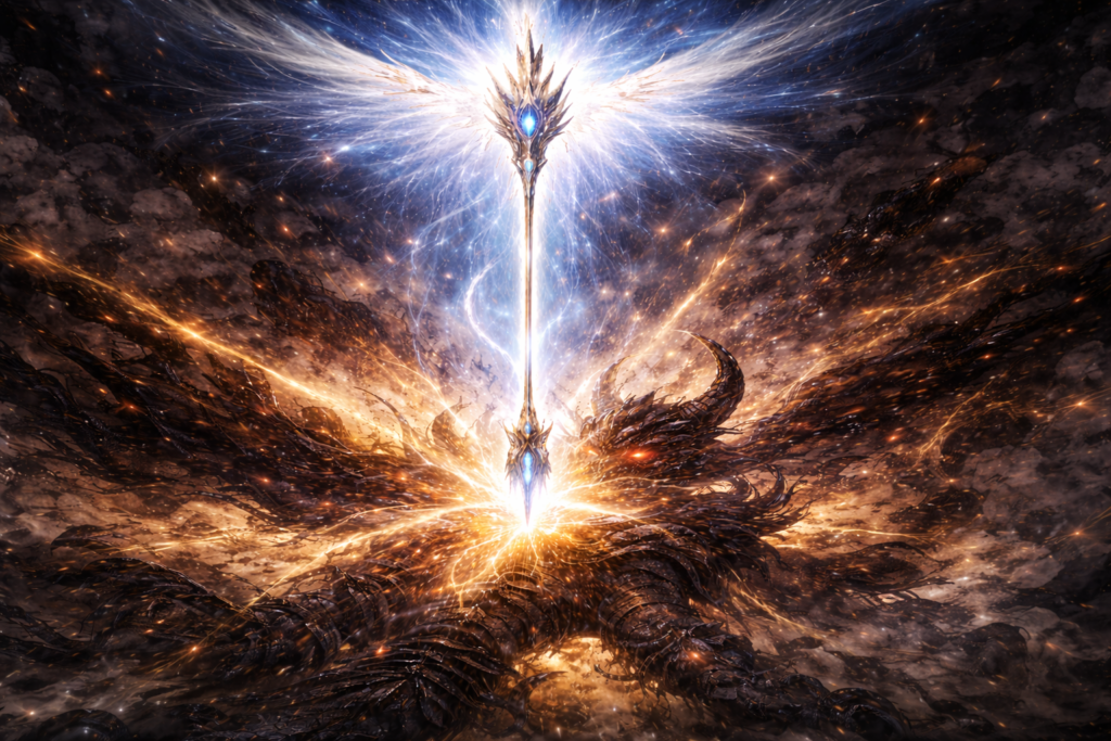 「浄化」や「トドメ」としての弓矢のイメージ