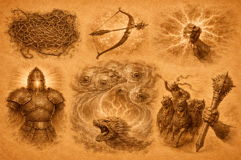 マルドゥクの武器・装備7種イメージ