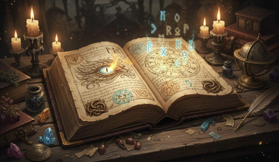 ファンタジーにおける「運命の書」のイメージ