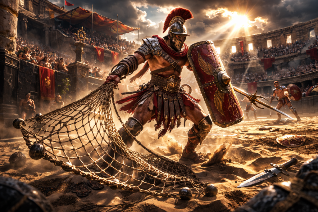 ローマの網闘士(レティアリウス)イメージ