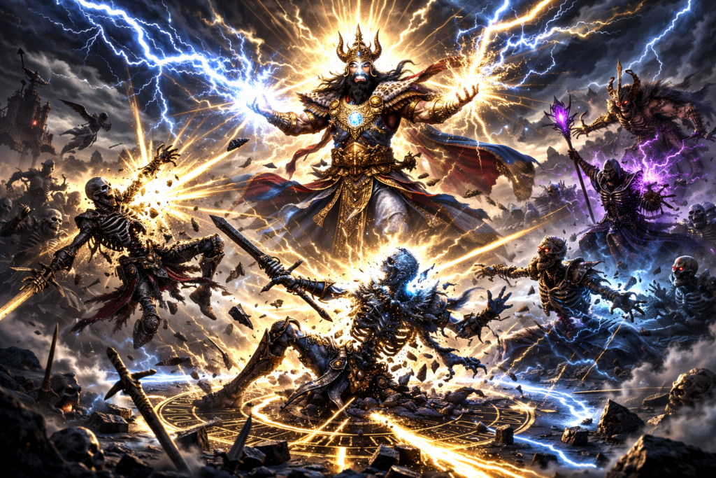 「光・雷属性」=「アンデッド・邪悪特効」のイメージ