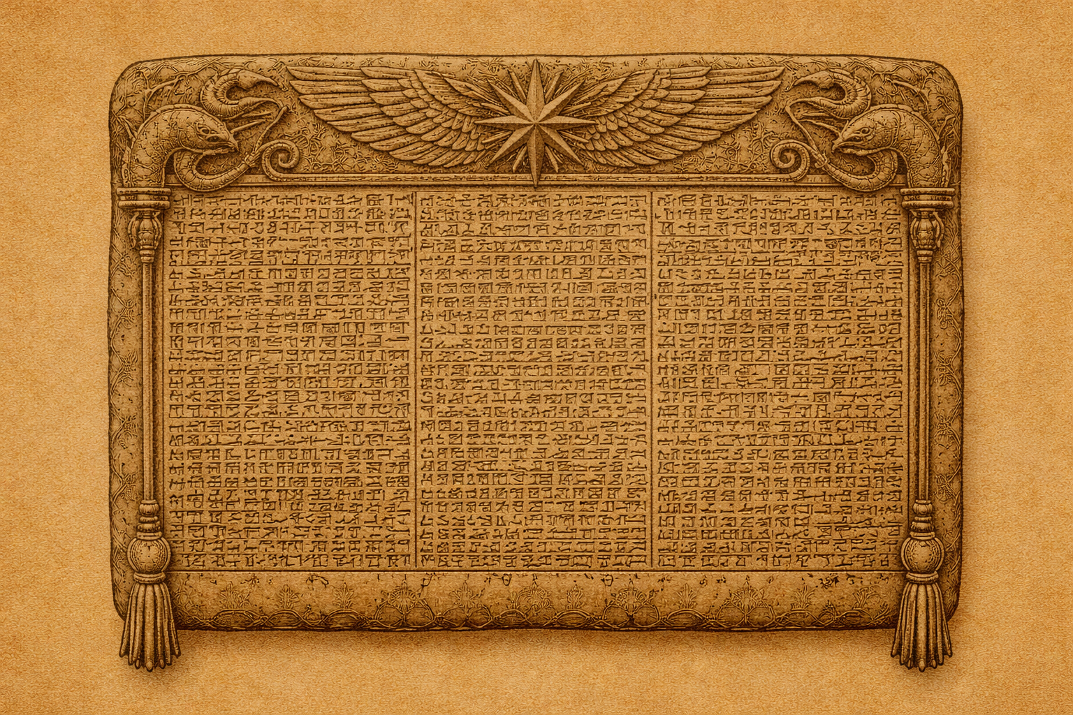 天命の粘土板(トゥプ・シマティ)イメージ