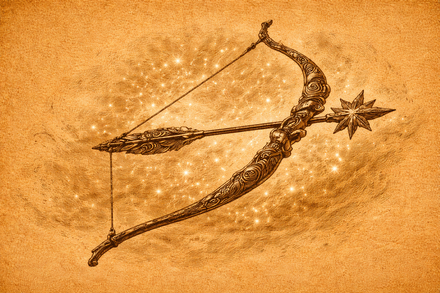 星の弓と矢（マルドゥクの弓矢）イメージ