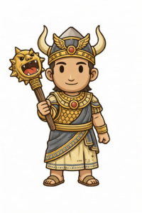 シャルルを持つニヌルタ