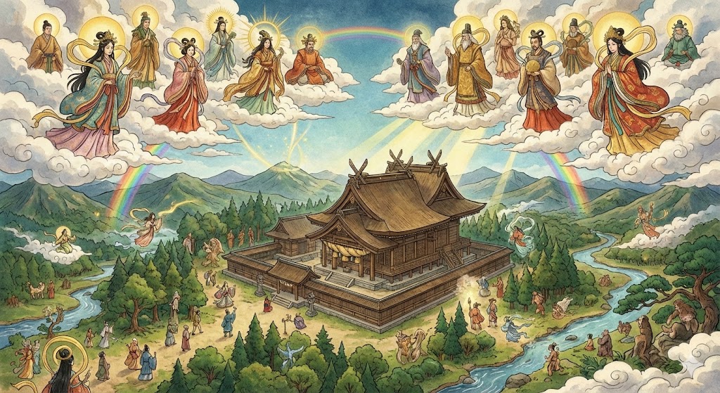 日本神話の世界観イメージ