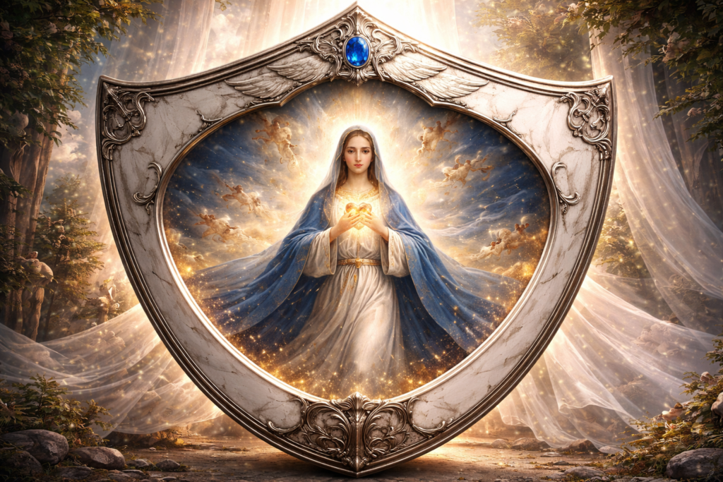 プリドゥエンの内側の聖母マリアイメージ