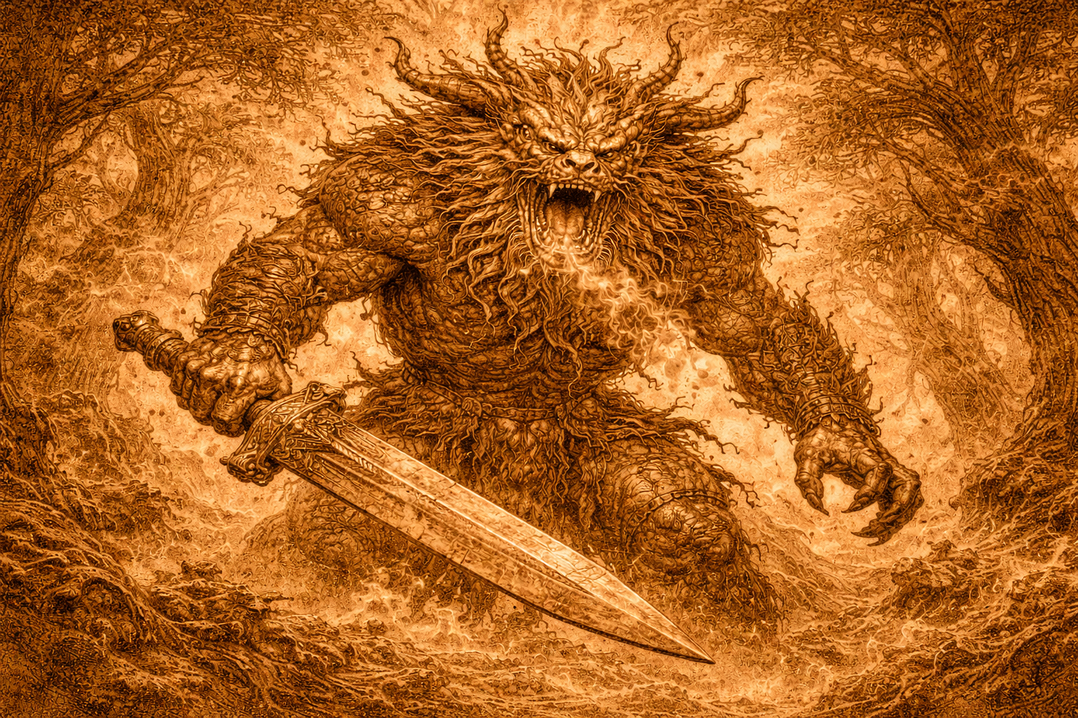 フンババ(フワワ)のイメージ