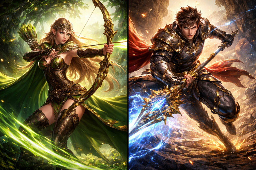 神話武器の現代作品への影響(ゲームやアニメの原点)イメージ