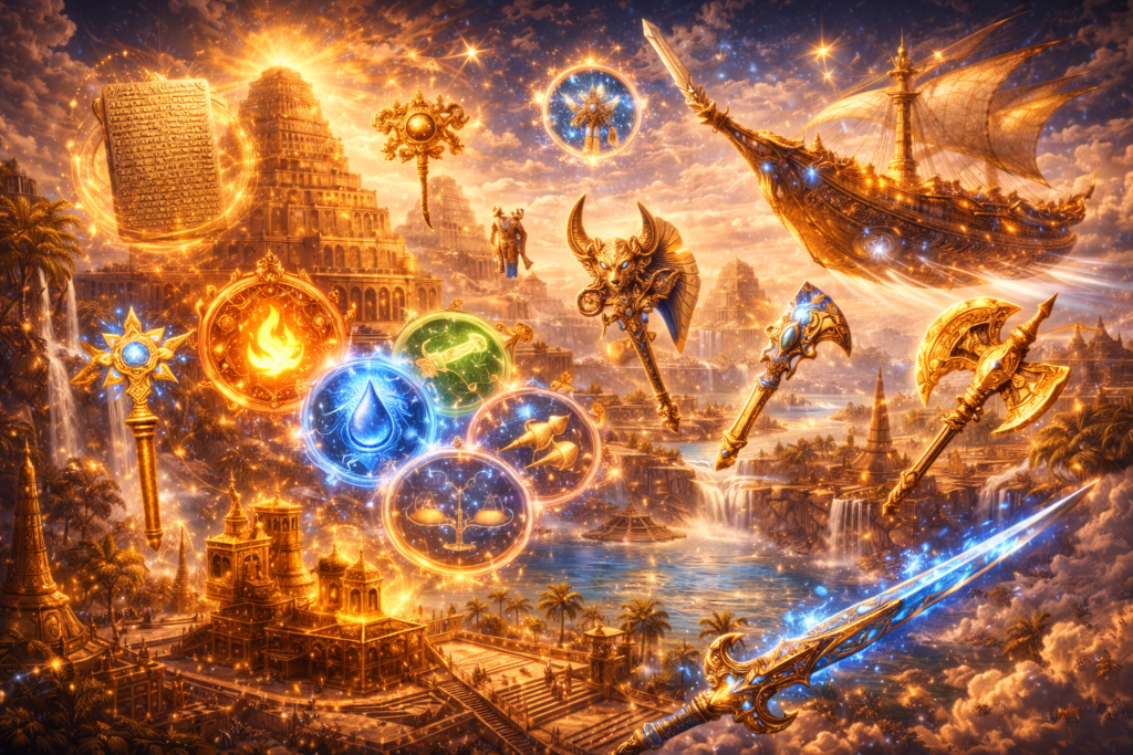 メソポタミア神話最強武器ランキングTOP10イメージ