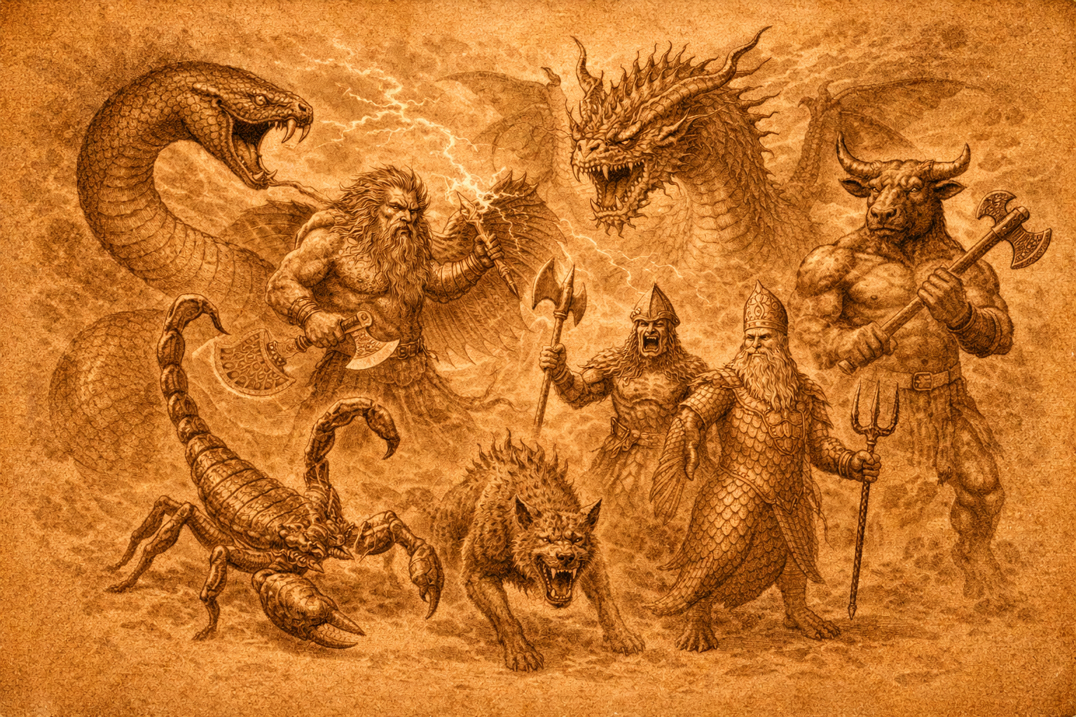 ティアマトの11の怪物イメージ