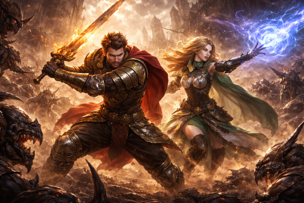 「バディ(相棒)との共闘」イメージ