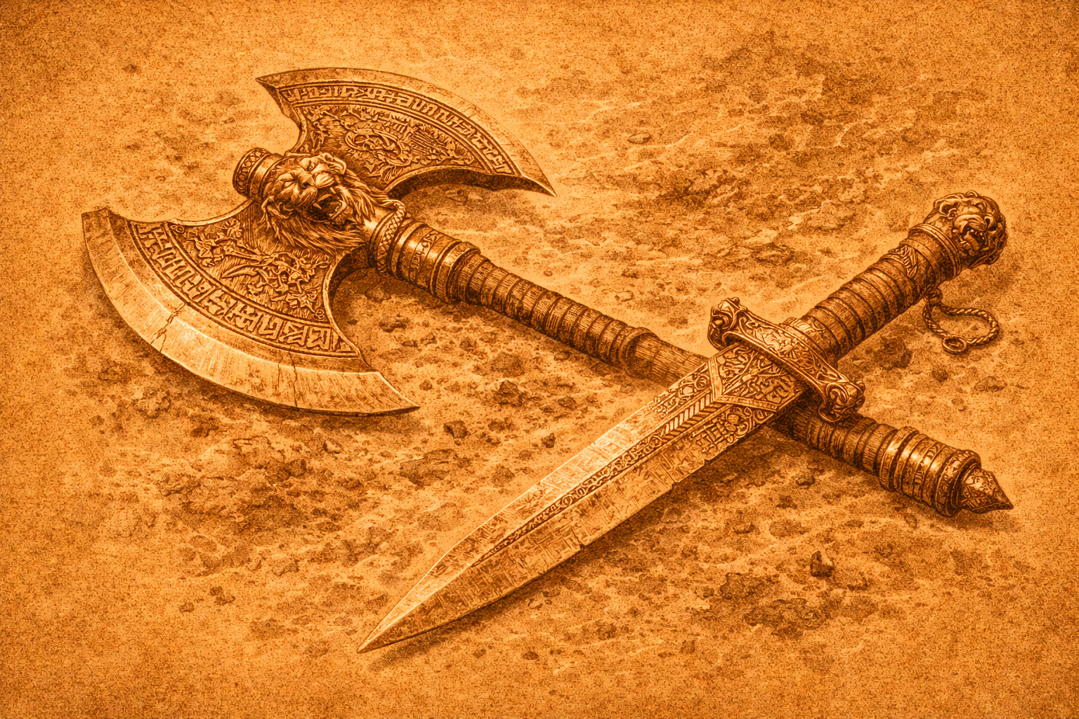 ギルガメシュの斧と短剣イメージ