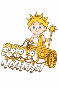 太陽馬車に乗るヘリオス