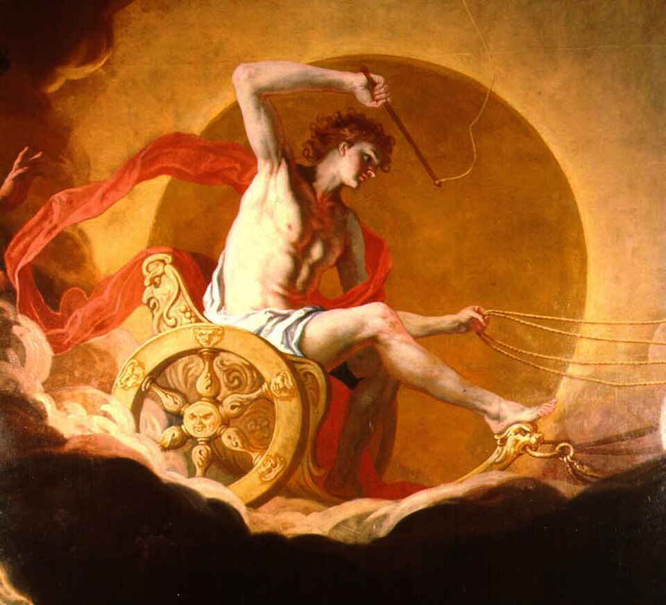 Hans Adam Weissenkircher - Helios on His Chariot (Detail)（1685年）