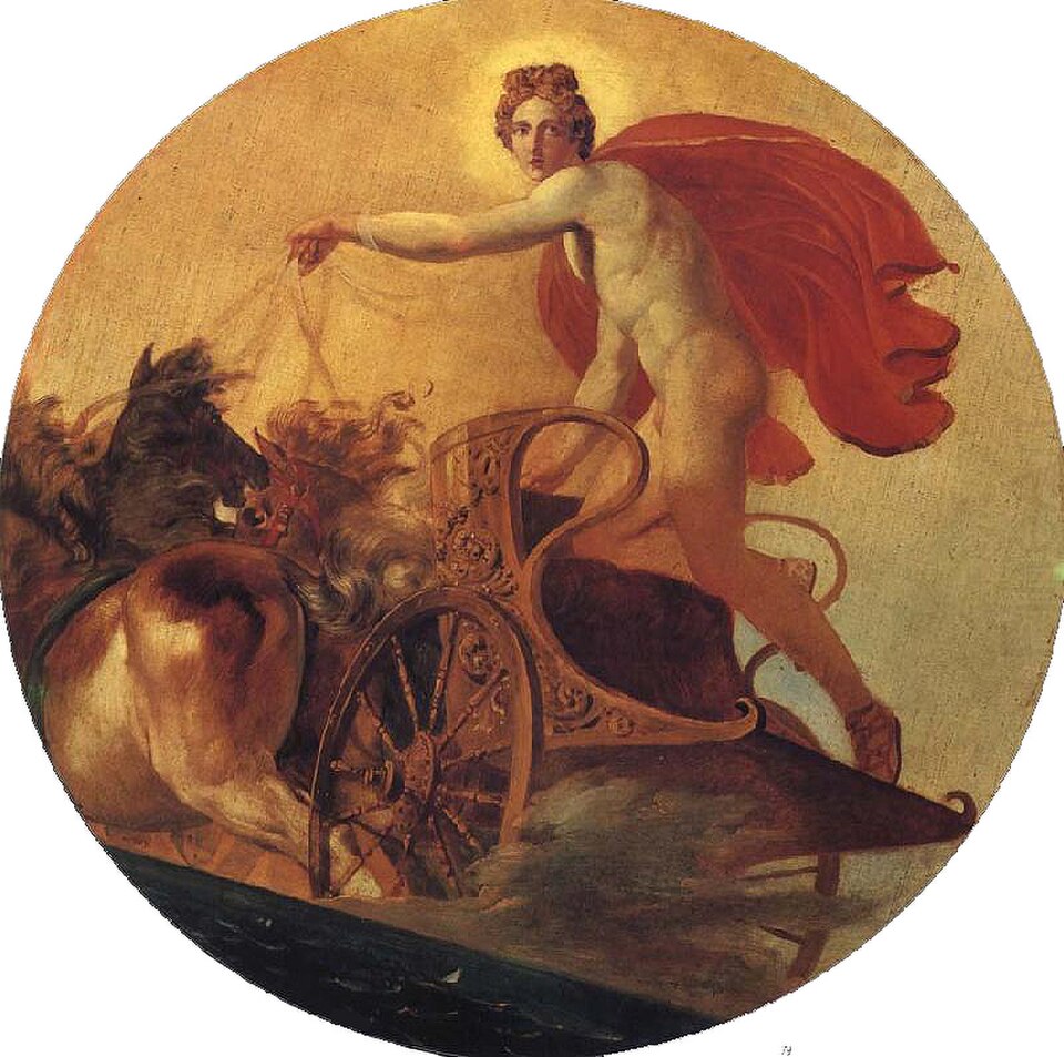 Karl Bryullov - Phoebus Driving his chariot.（19世紀）